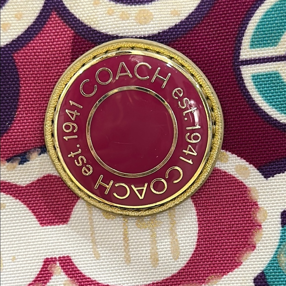 Coach Vibrant Multi-Color Whimsical Crossbody Bag - Picture 7 of 11